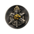 Knowledge Emblem Sticker - Tactical Metallic Design - Chrysaetoss