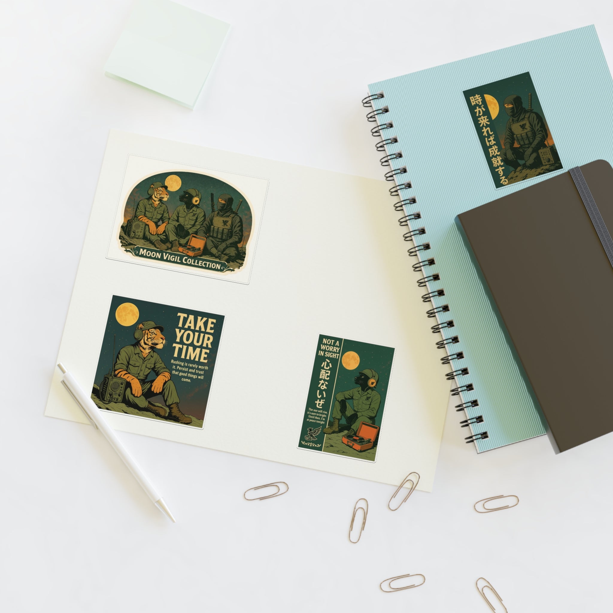 Moon Vigil Sticker Sheets — United in Stillness Collection