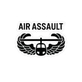 Air Assault Wings Kiss-Cut Sticker | Military Helicopter Design, Vinyl Sticker