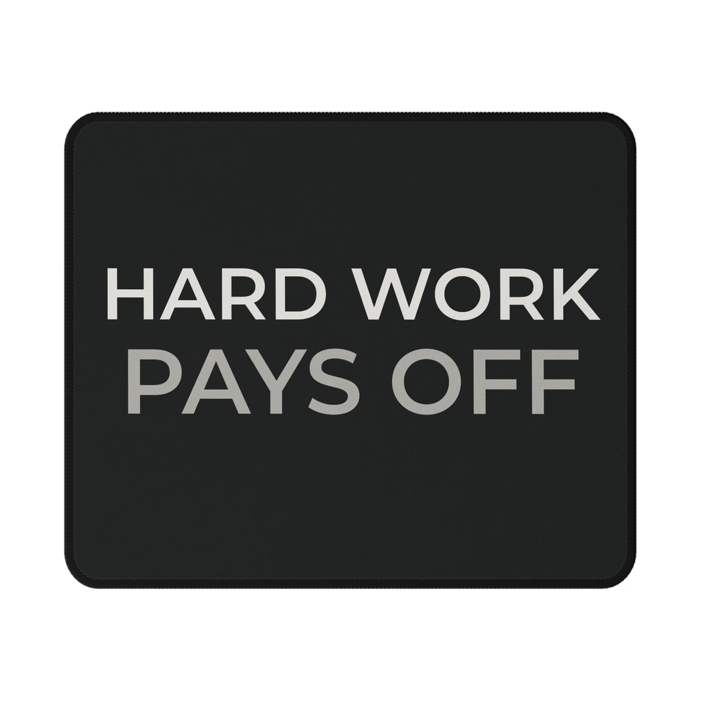 Operator Mindset Tactical Non-Slip Gaming Mouse Pad — "Hard Work Pays Off"