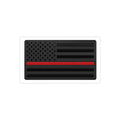 Thin Red Line American Flag Sticker — Die-Cut Outdoor Vinyl