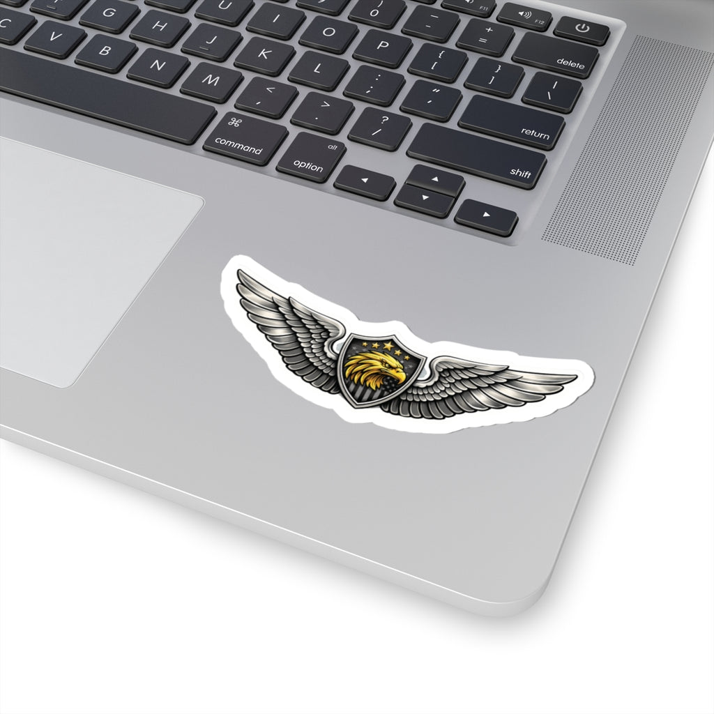 Eagle Aircrew Wings Sticker — Tactical Aviation Emblem Decal