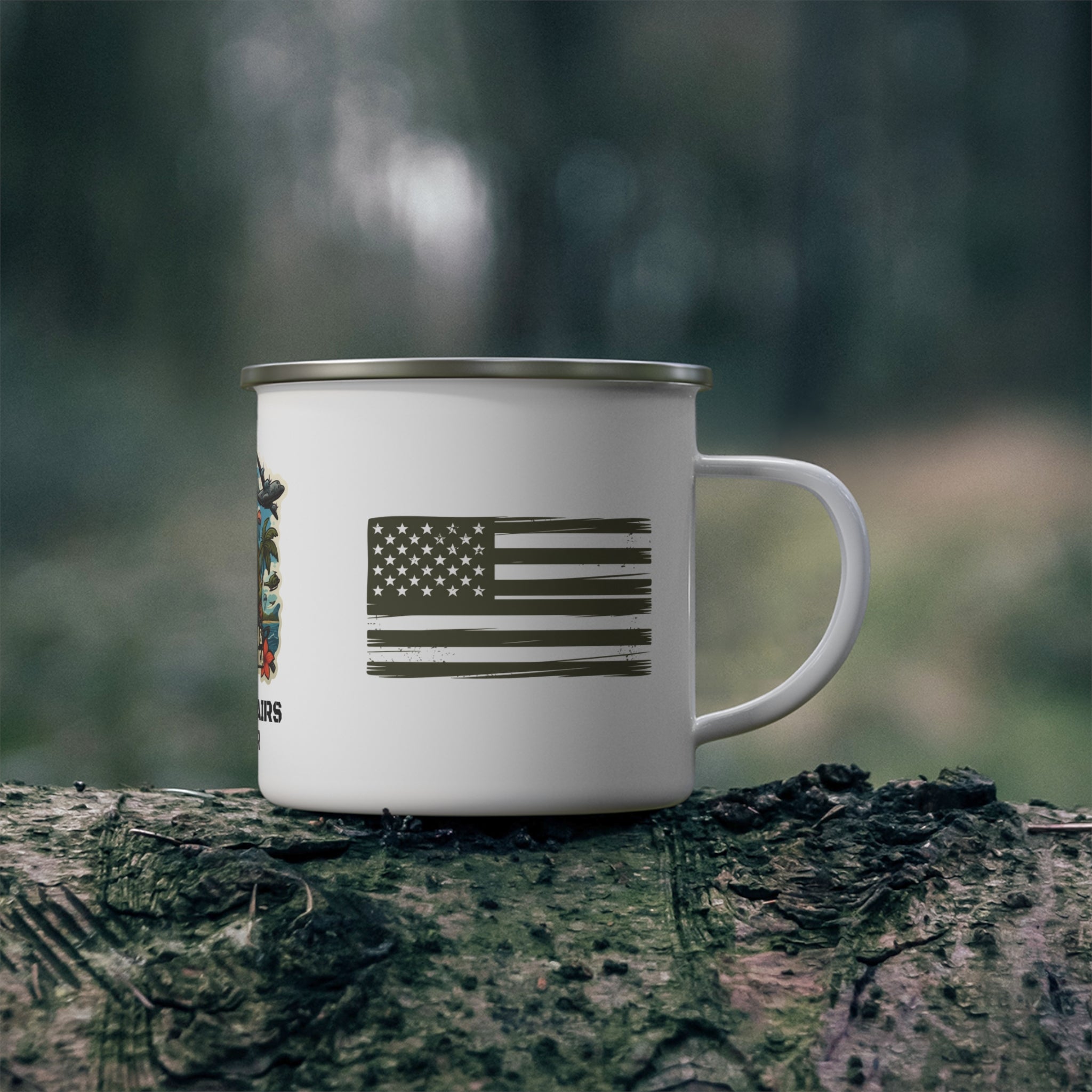 Civil Affairs Enamel Camping Mug — Military Paratrooper Gift