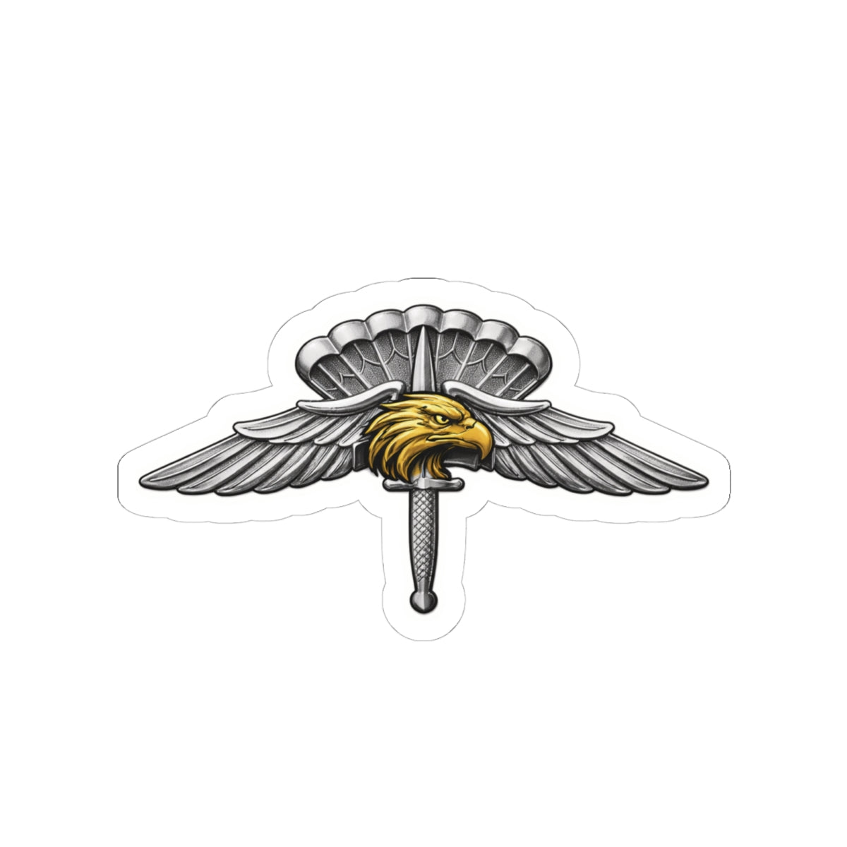 Halo Eagle Wings Sticker — Tactical Air Halo Emblem Decal