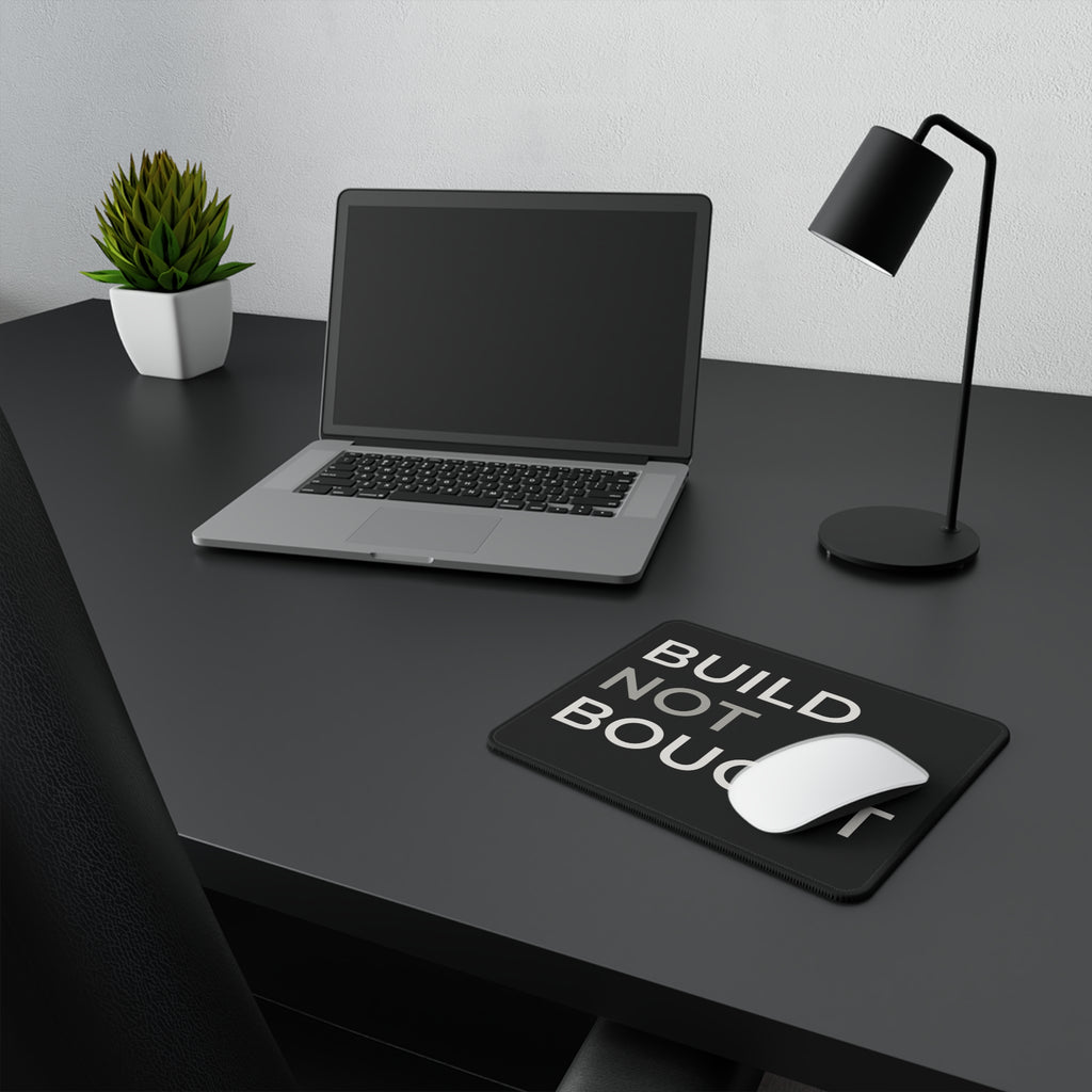 Operator Mindset Tactical Mouse Pad — "Build Not Bought" Non-Slip Gaming Pad