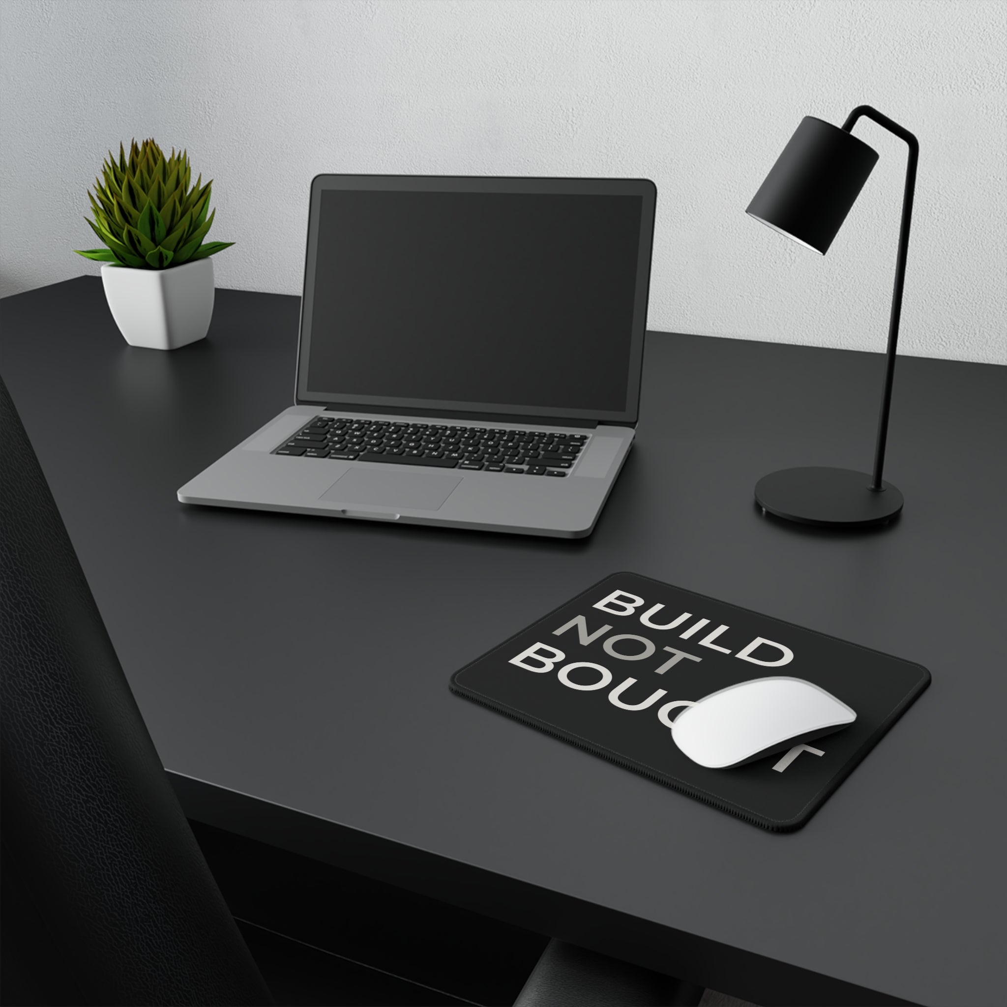 Operator Mindset Tactical Mouse Pad — "Build Not Bought" Non-Slip Gaming Pad