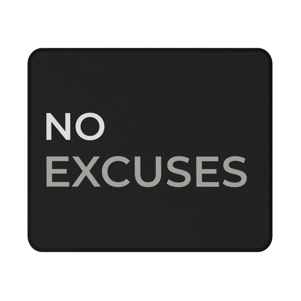 No Excuses Operator Mindset Tactical Gaming Mouse Pad — Non‑Slip