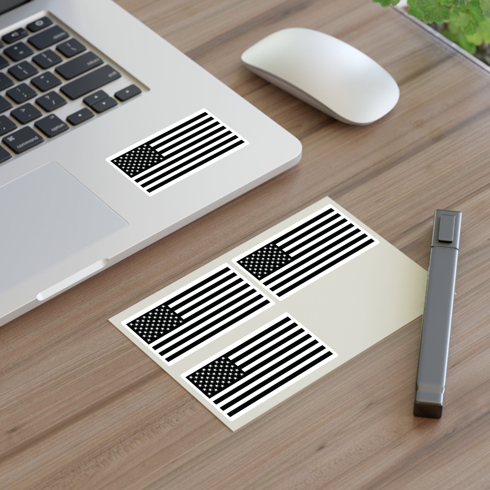 Pax of Four American Flag Decal Sticker Sheet — USA Flag Decals