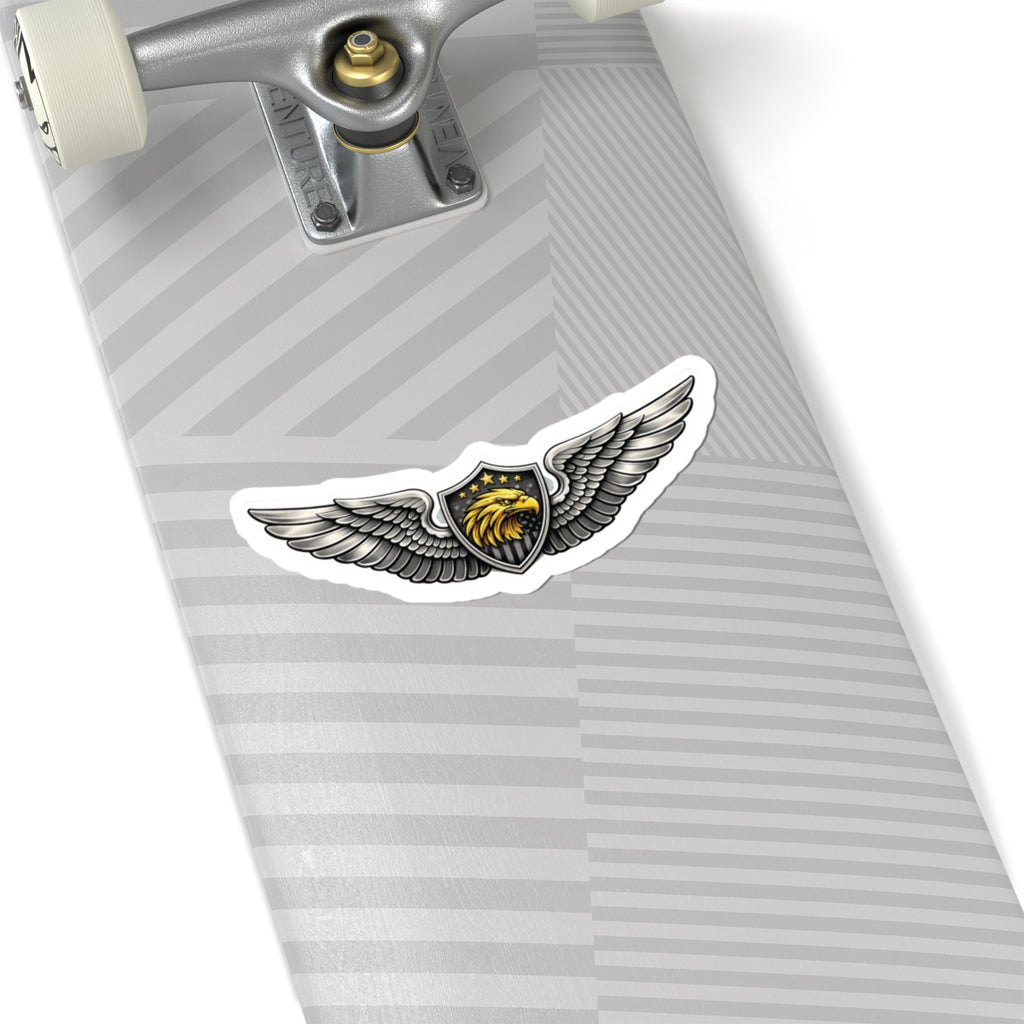 Eagle Aircrew Wings Sticker — Tactical Aviation Emblem Decal