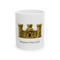 Respect The Craft Ceramic Mug — Tactical Military Crest (11oz)