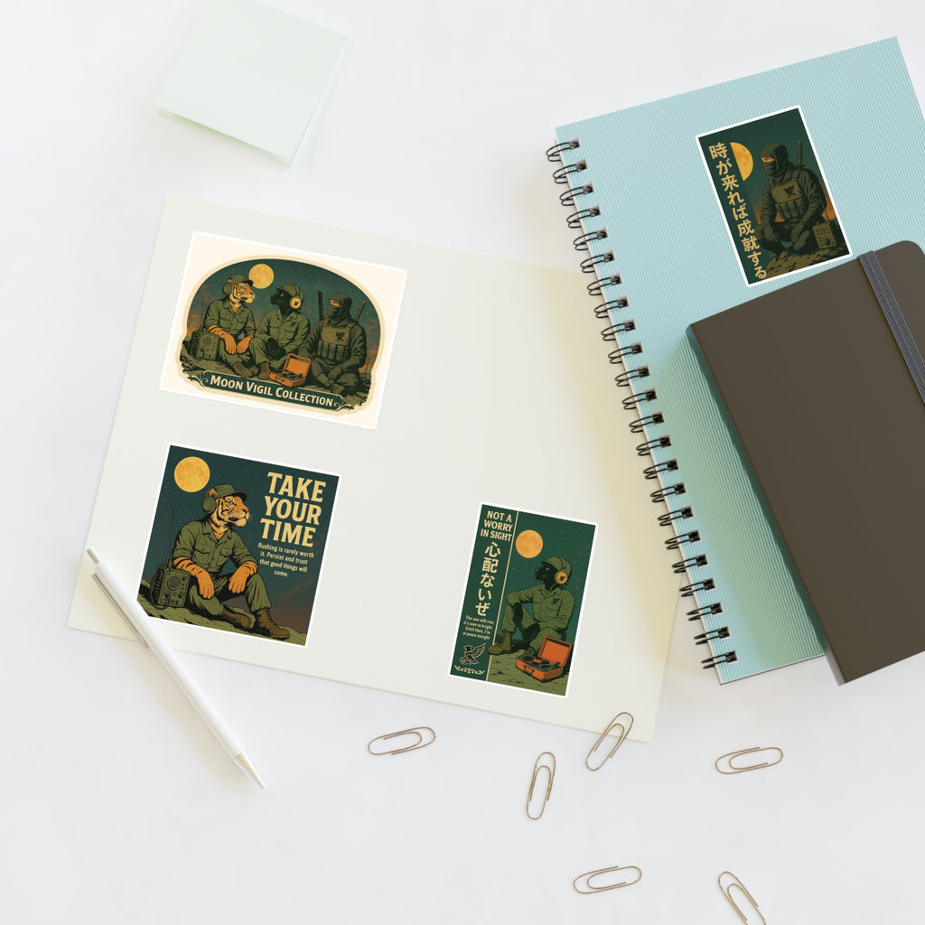 Moon Vigil Sticker Sheets — United in Stillness Collection