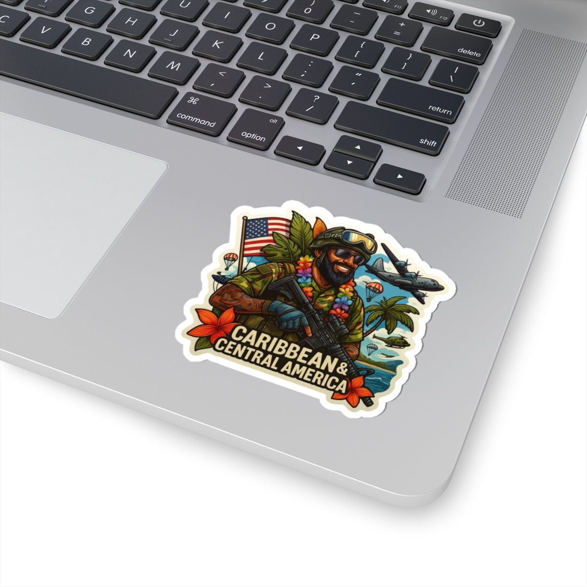 Caribbean & Central America Soldier Sticker | Military Tropical Travel Decal