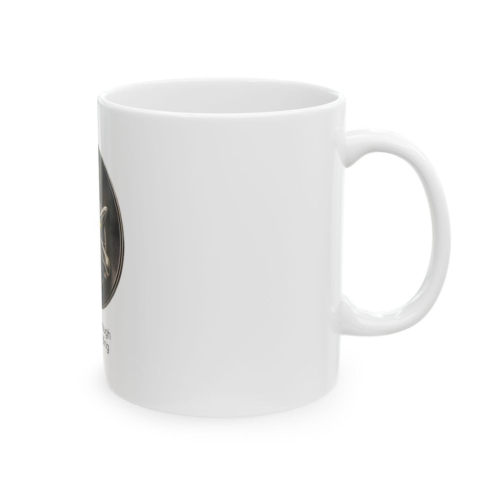 Ceramic Mug — 'Mission Through Understanding' Tactical Crest Military Coffee Mug