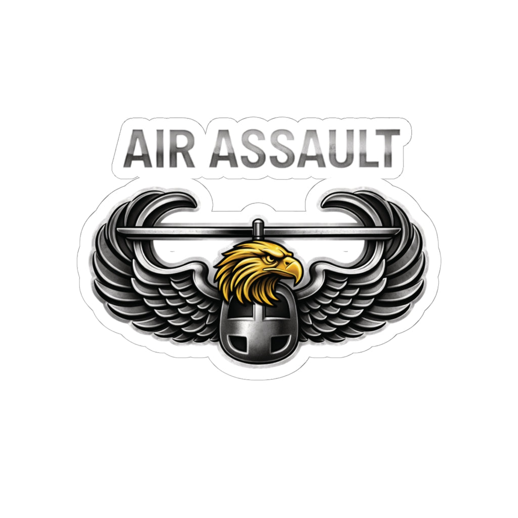 Air Assault Eagle Wings Sticker — Tactical Air Assault Emblem Decal