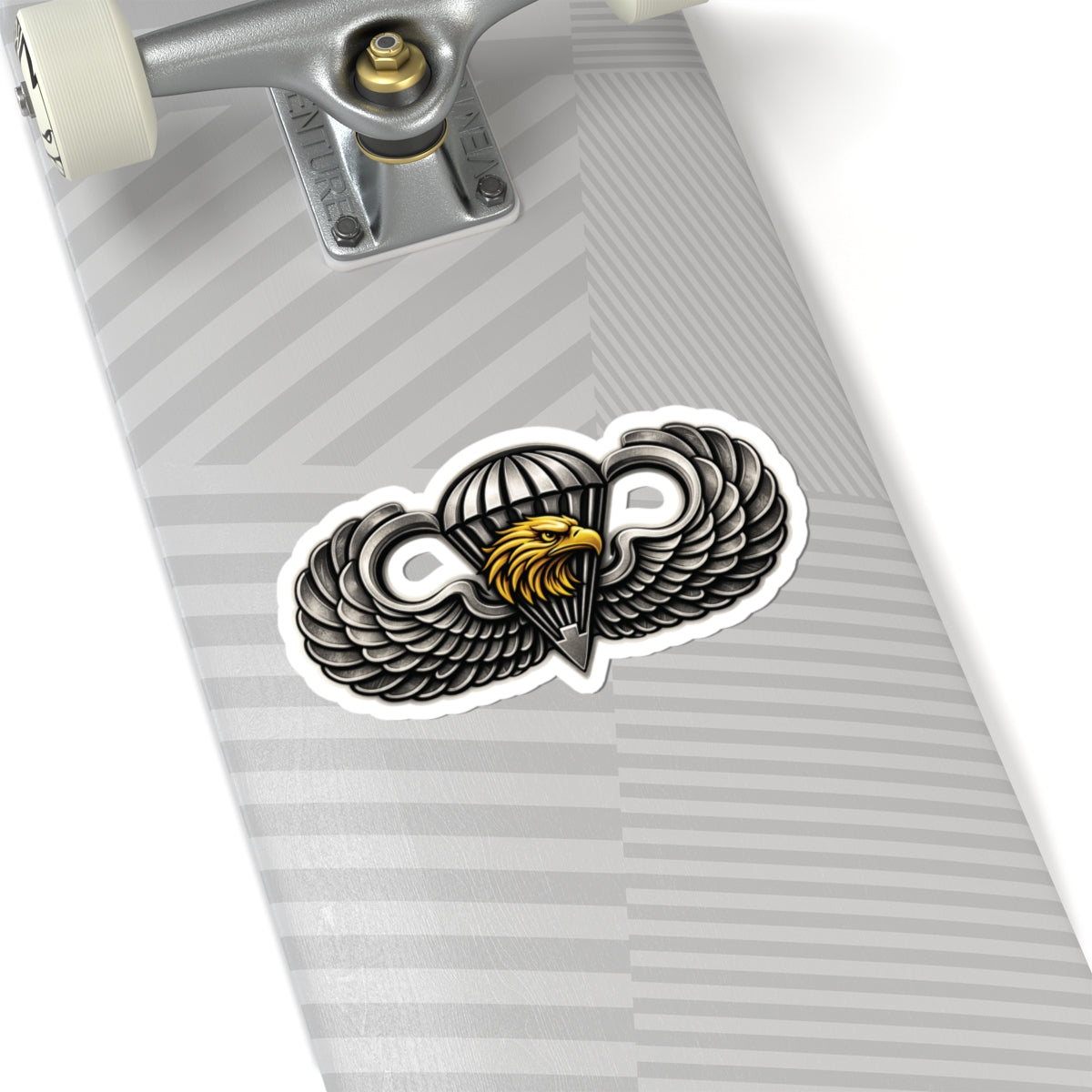 Eagle Parachutist Wings Sticker — Tactical Airborne Emblem Decal