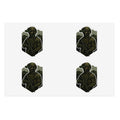 Tactical Soldier Night Vision Sticker Sheet — Four Pax Military Kiss-Cut Decals