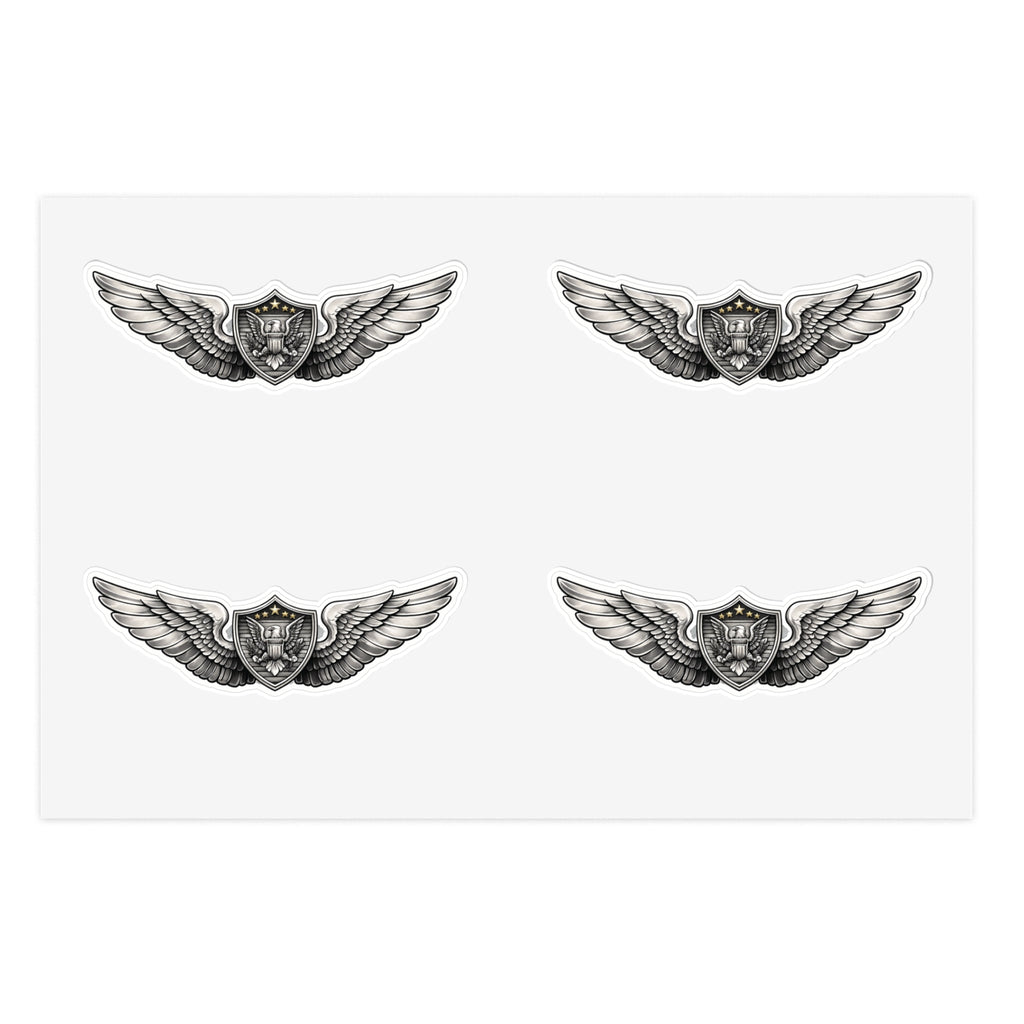 Aircrew Wing Sticker Sheet — Pack of 4