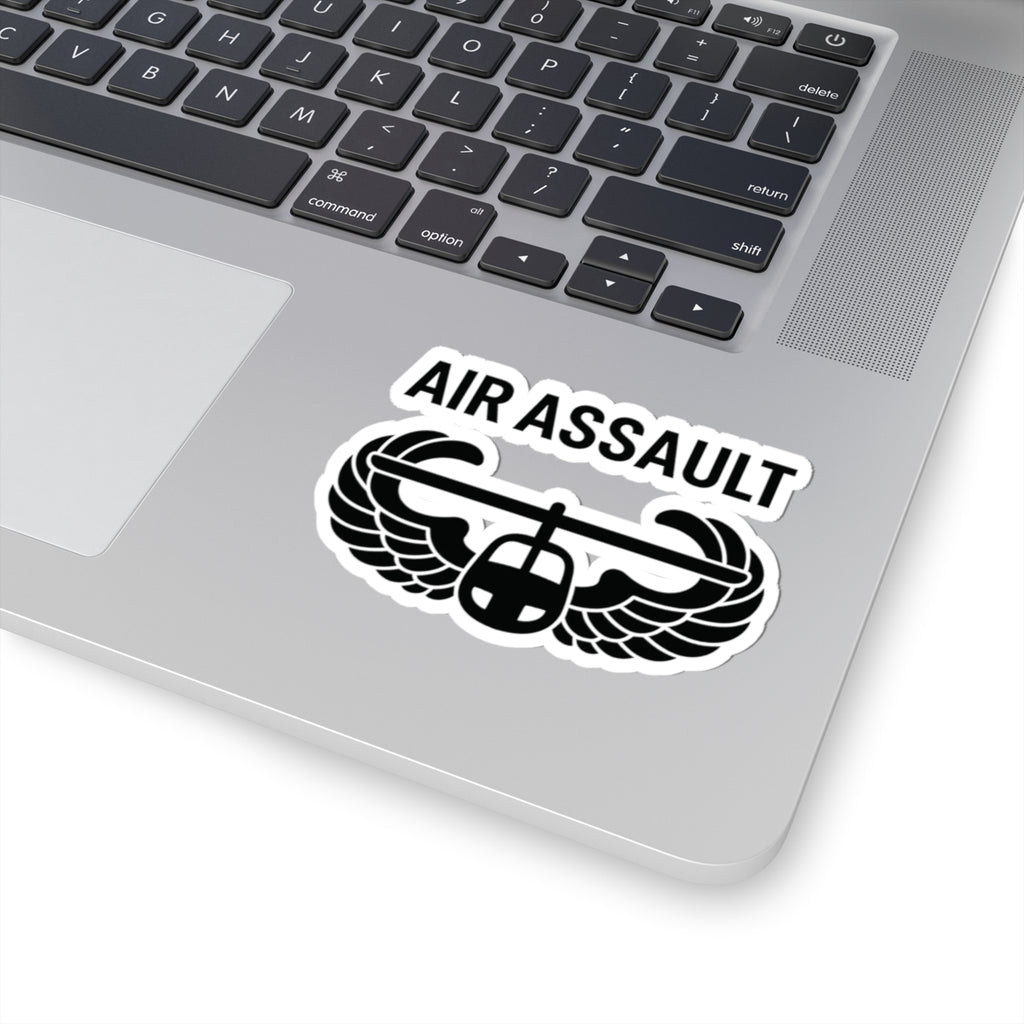 Air Assault Wings Kiss-Cut Sticker | Military Helicopter Design, Vinyl Sticker